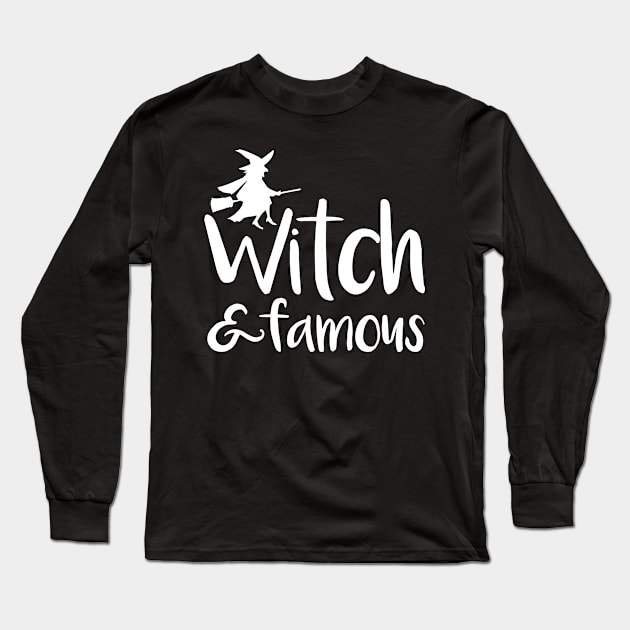 Witch and Famous Long Sleeve T-Shirt by oddmatter